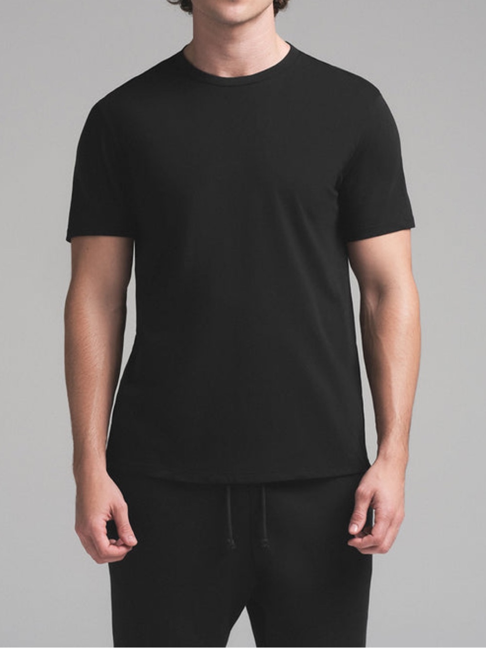 SKIMS Men's Cotton Classic T-Shirt in Onyx Size XL NWT